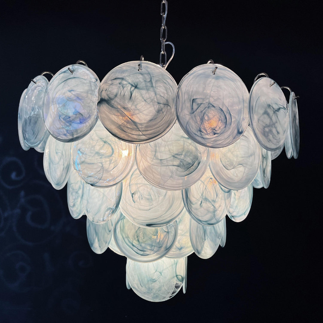 Murano Chandelier 57 Blue