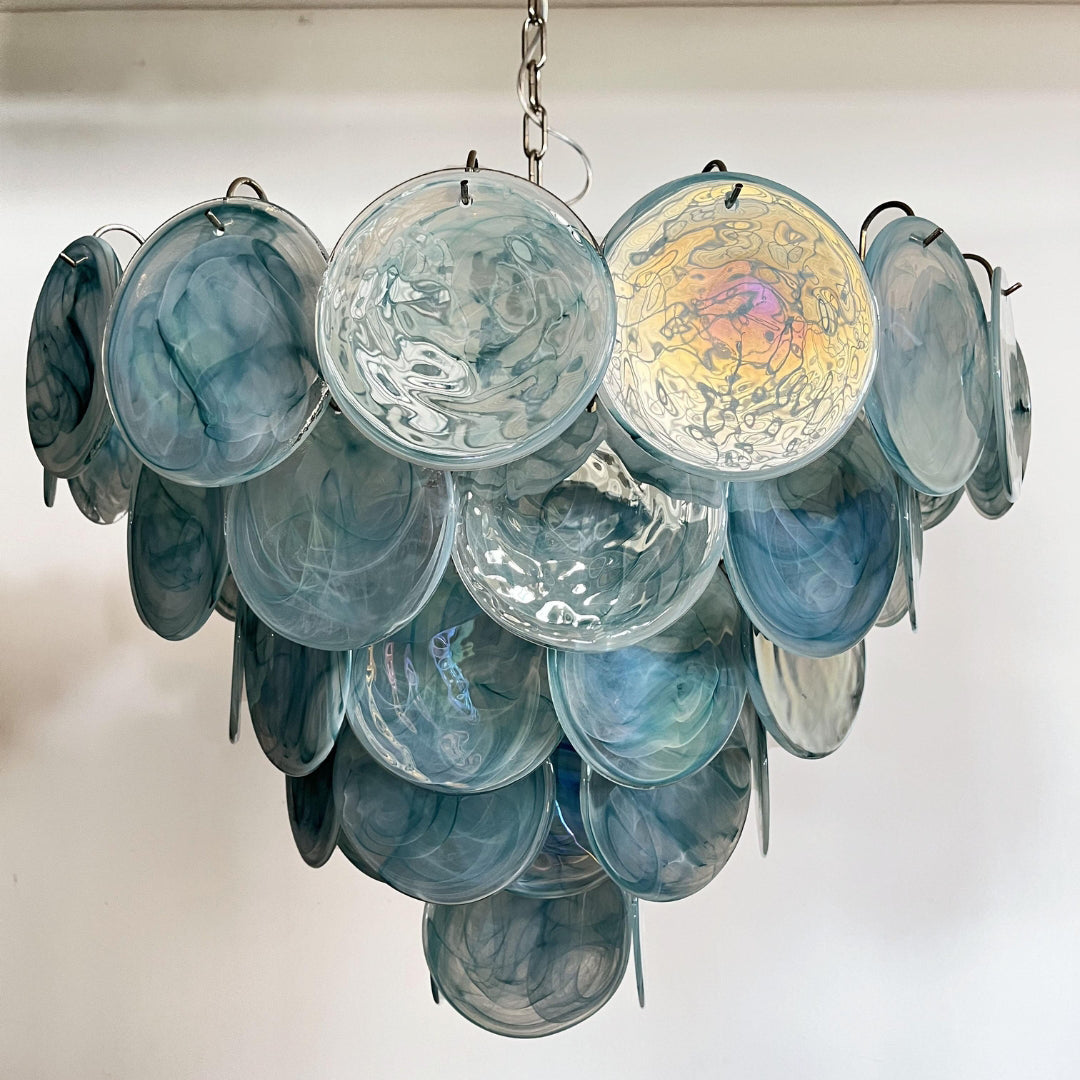 Murano Chandelier 57 Blue