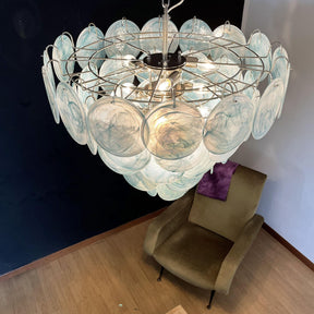 Murano Chandelier 57 Blue