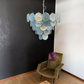 Murano Chandelier 57 Blue