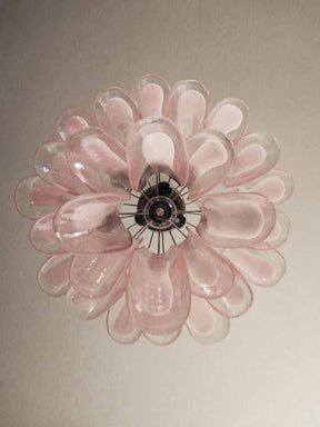 Murano Chandelier â€?26 petals â€?Pink