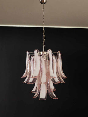 Murano Chandelier â€?26 petals â€?Pink