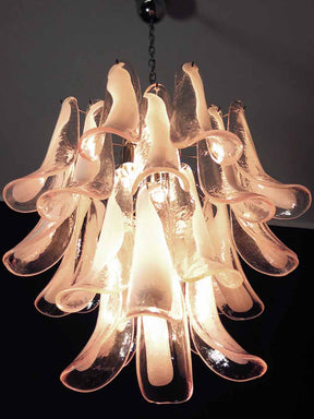 Murano Chandelier â€?26 petals â€?Pink