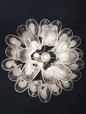 Murano Chandelier â€?26 petals â€?White