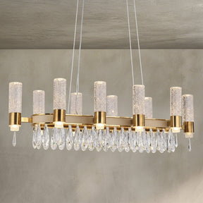 Nido Crystal Linear Chandelier