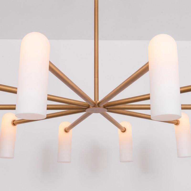 Odyssey Round Modern Brass Chandelier [S/M/L] - Schwung