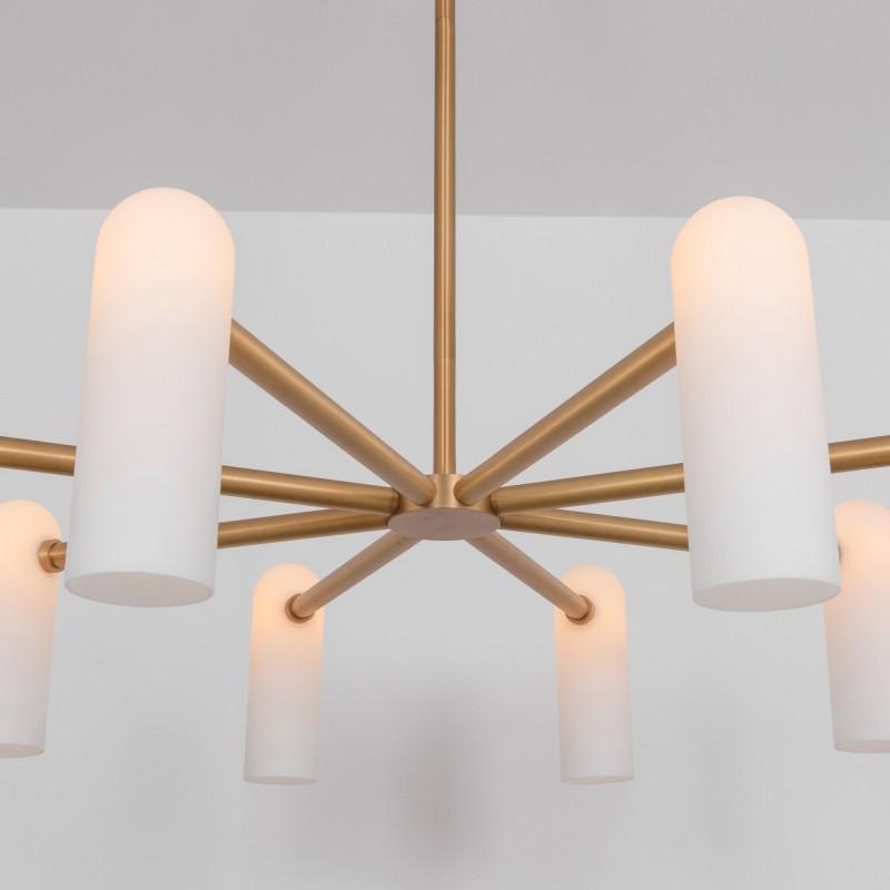 Odyssey Round Modern Brass Chandelier [S/M/L] - Schwung