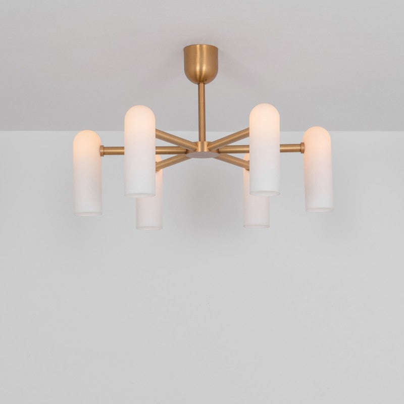 Odyssey Round Modern Brass Chandelier [S/M/L] - Schwung