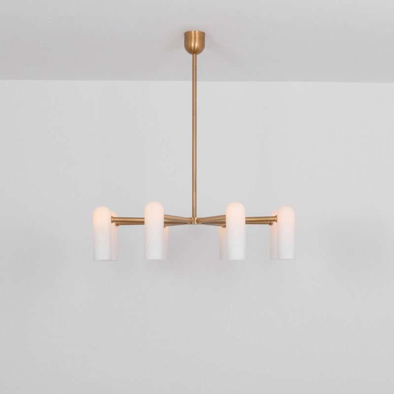 Odyssey Round Modern Brass Chandelier [S/M/L] - Schwung