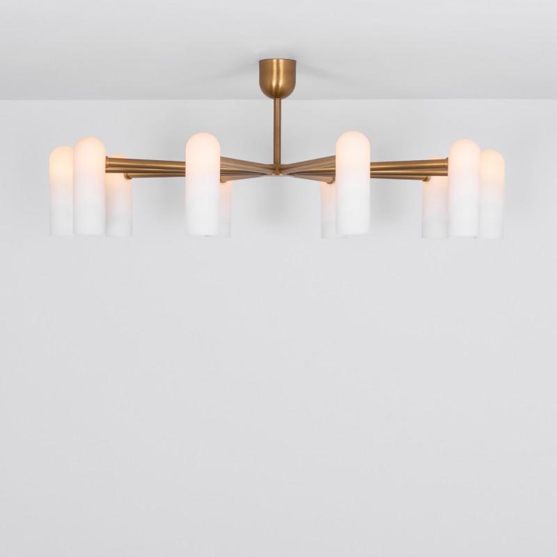 Odyssey Round Modern Brass Chandelier [S/M/L] - Schwung