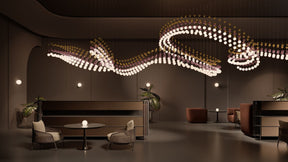 Pearl Curtain Customize Chandelier