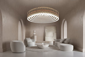 Pearl Curtain Customize Chandelier
