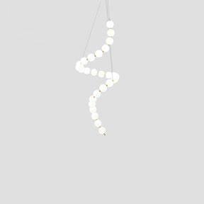 Glass Pearl Necklace Chandelier