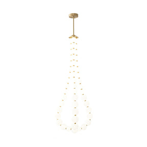 Glass Pearl Necklace Chandelier