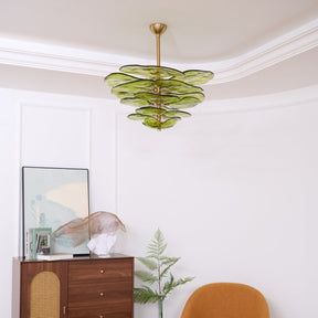 Petal Layered Murano Glass Chandelier