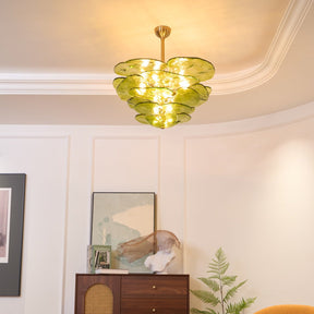 Petal Layered Murano Glass Chandelier