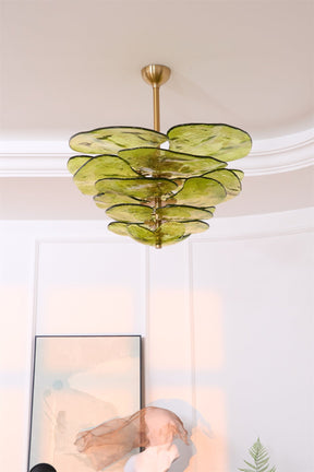 Petal Layered Murano Glass Chandelier
