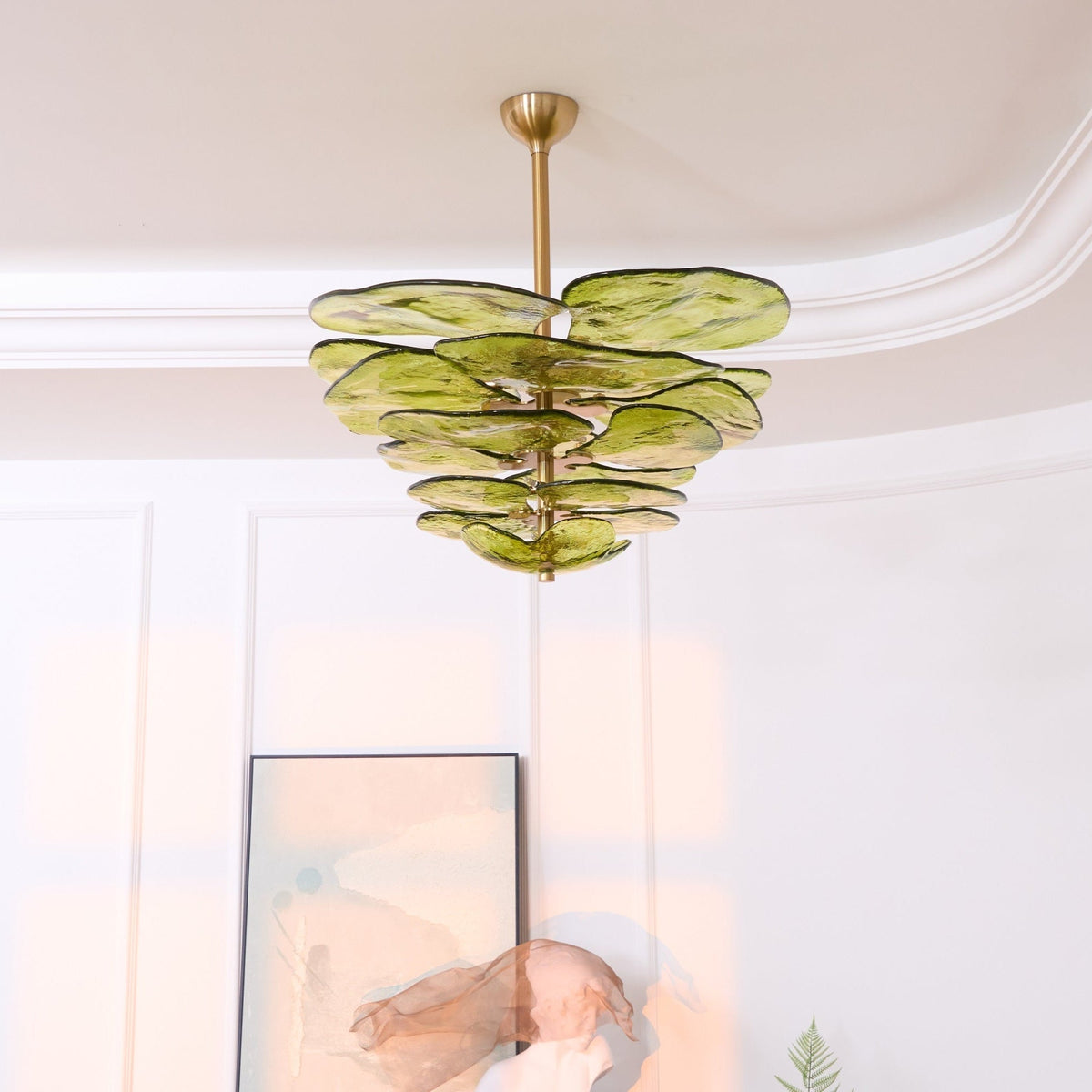 Petal Layered Murano Glass Chandelier