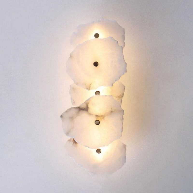 Irregular Alabaster Wall Lamp
