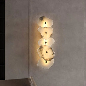 Irregular Alabaster Wall Lamp