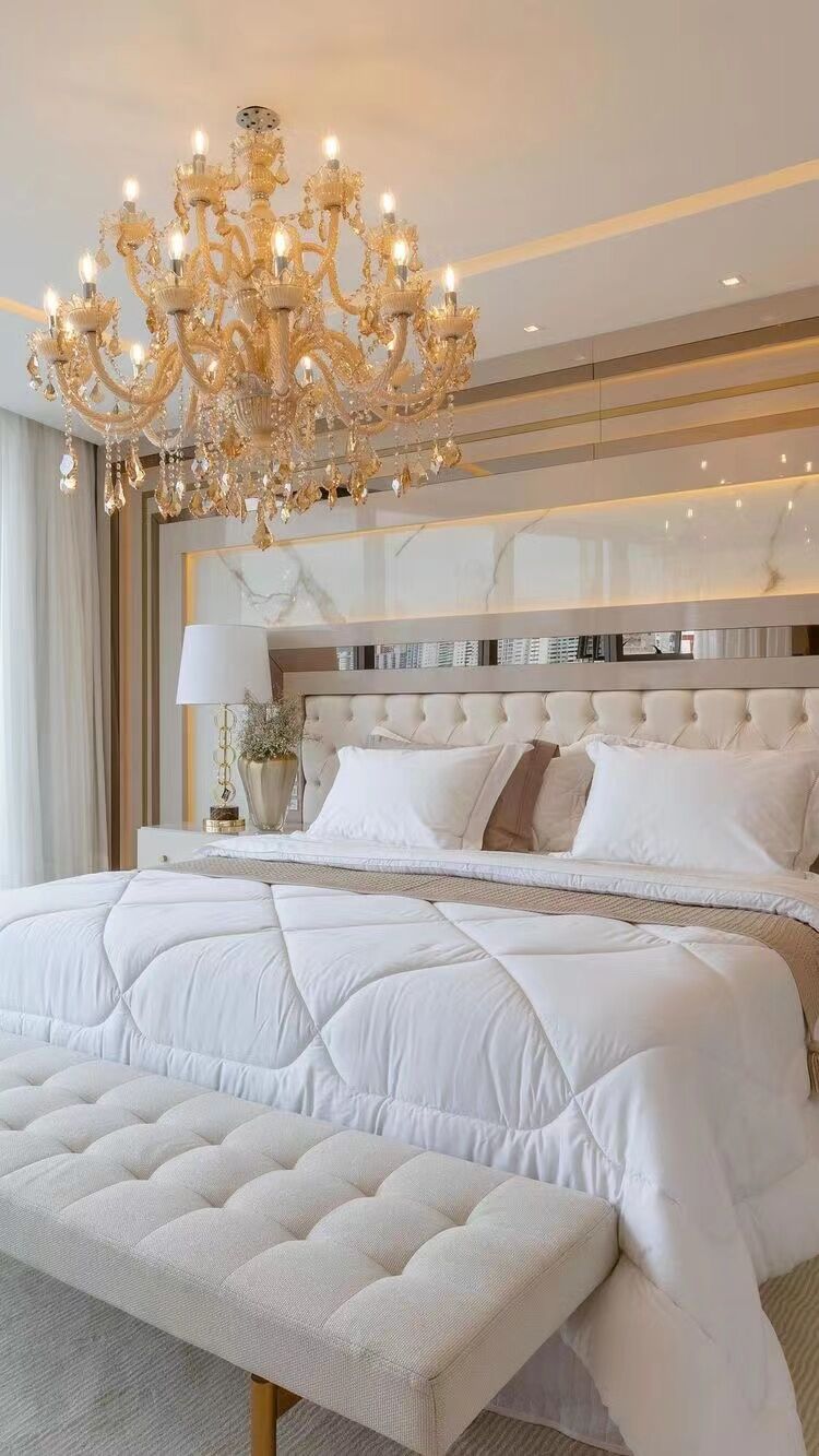 European Luxury Living Room Crystal Chandelier Vintage Candle Chandelier Dining Room Decorative Light Fixture
