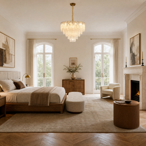 Quadro Glass Rod Chandelier