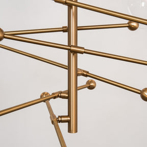 RD15 8-Light Modern Brass Chandelier - Schwung