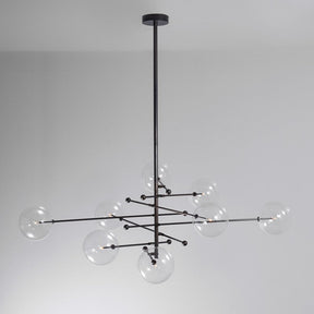 RD15 8-Light Modern Brass Chandelier - Schwung