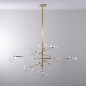 RD15 8-Light Modern Brass Chandelier - Schwung