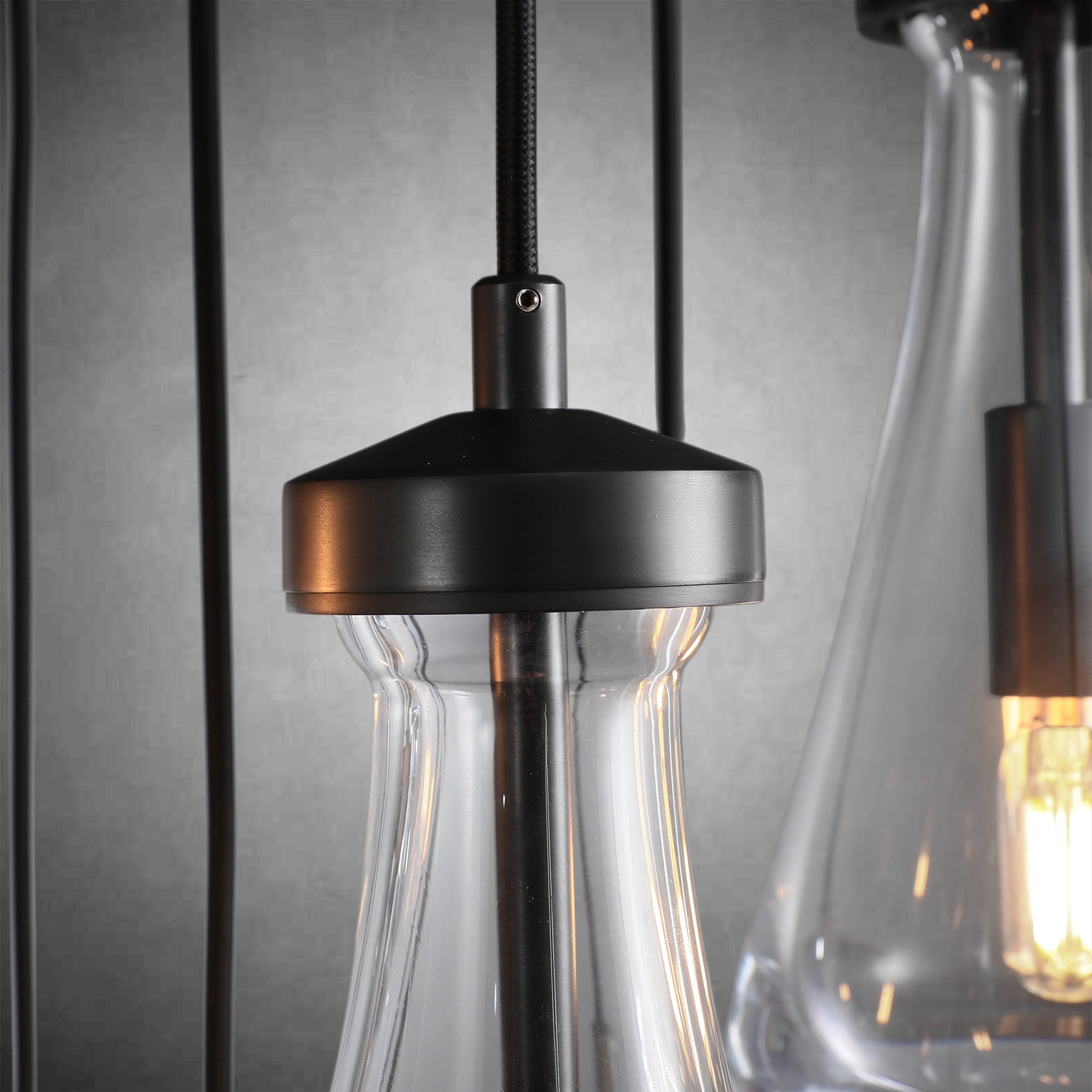 Raindrop Round Chandelier Modern Luxury Glass Chandelier For Living Room Dining Room