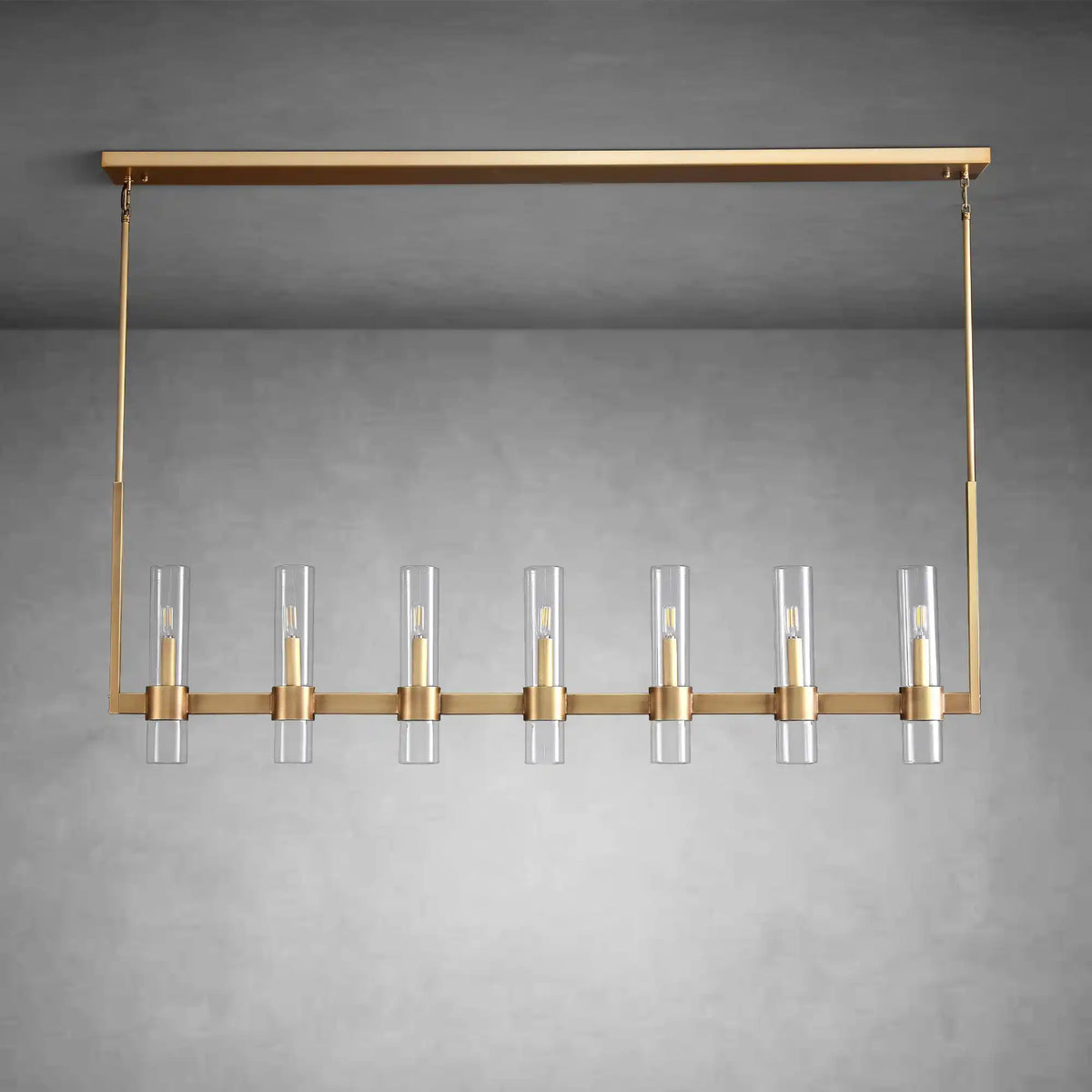 Nova Luxury Linear Glass Chandelier