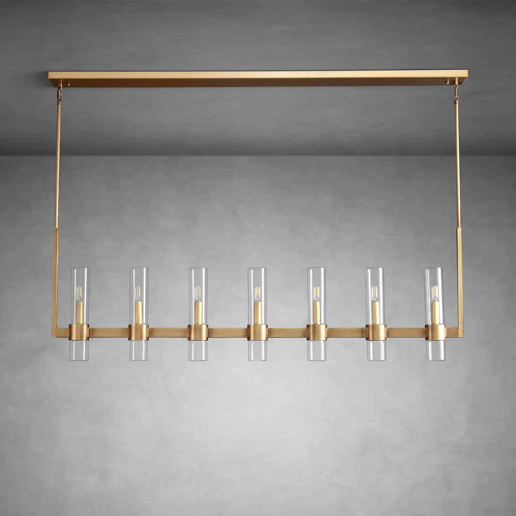Nova Luxury Linear Glass Chandelier