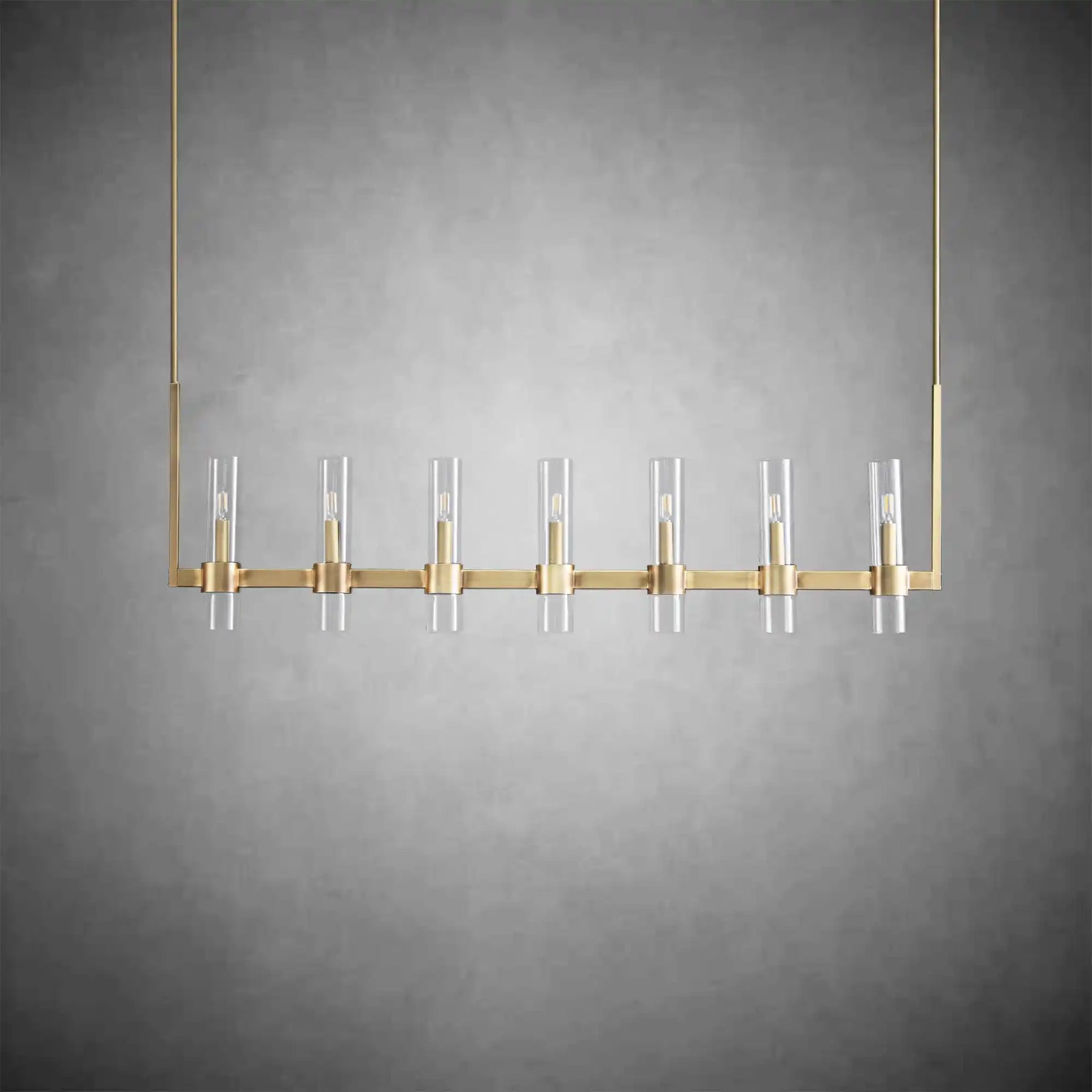 Nova Luxury Linear Glass Chandelier