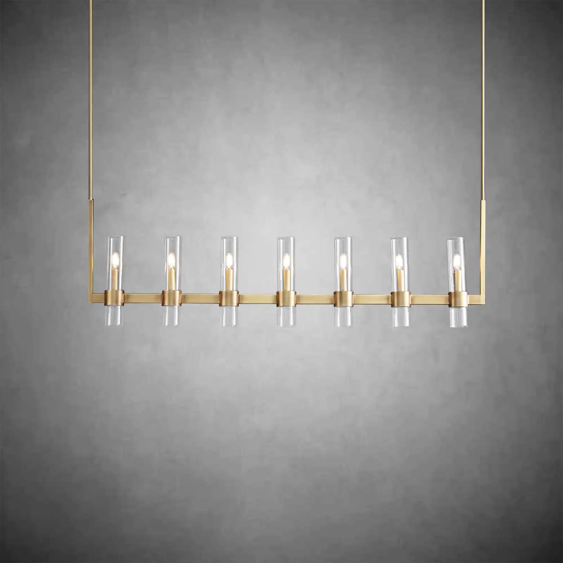 Nova Luxury Linear Glass Chandelier