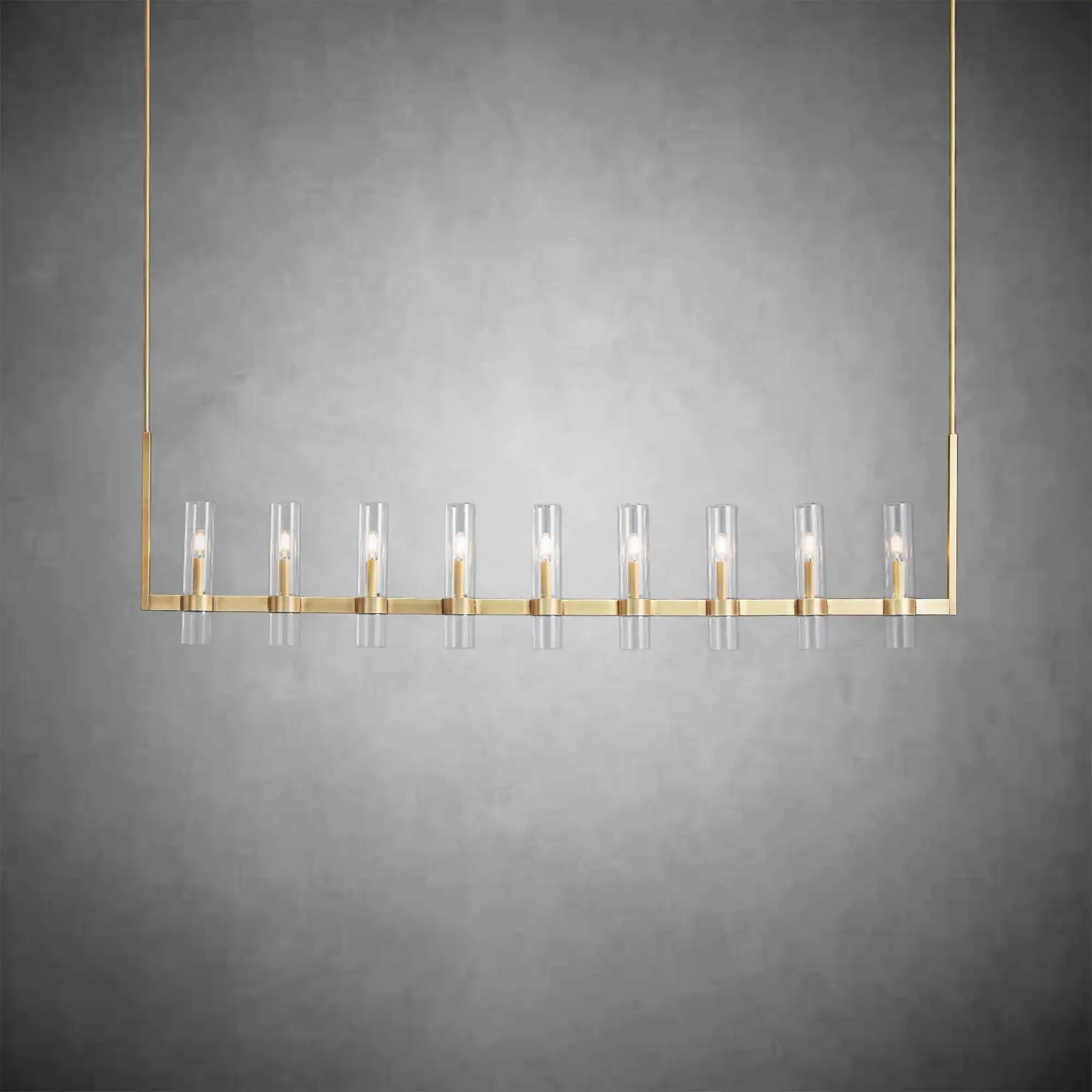 Nova Luxury Linear Glass Chandelier
