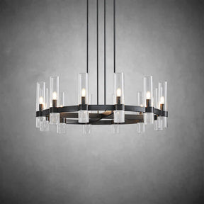 Nova Series Luxury Glass Round Chandelier