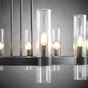 Nova Series Luxury Glass Round Chandelier