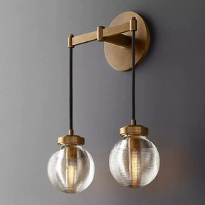 Pearl Spherical Modern Double Wall Sconce
