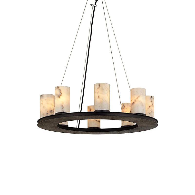 Alabaster Chandelier for Dining Table - Yovalighting
