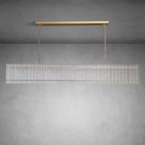 Lux Marcus Modern Rectangular Chandelier For Dining Room Kitchen