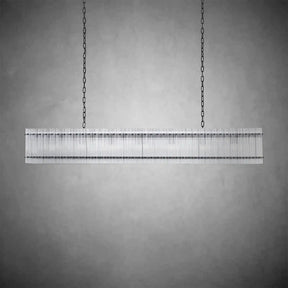 Lux Marcus Modern Rectangular Chandelier For Dining Room Kitchen