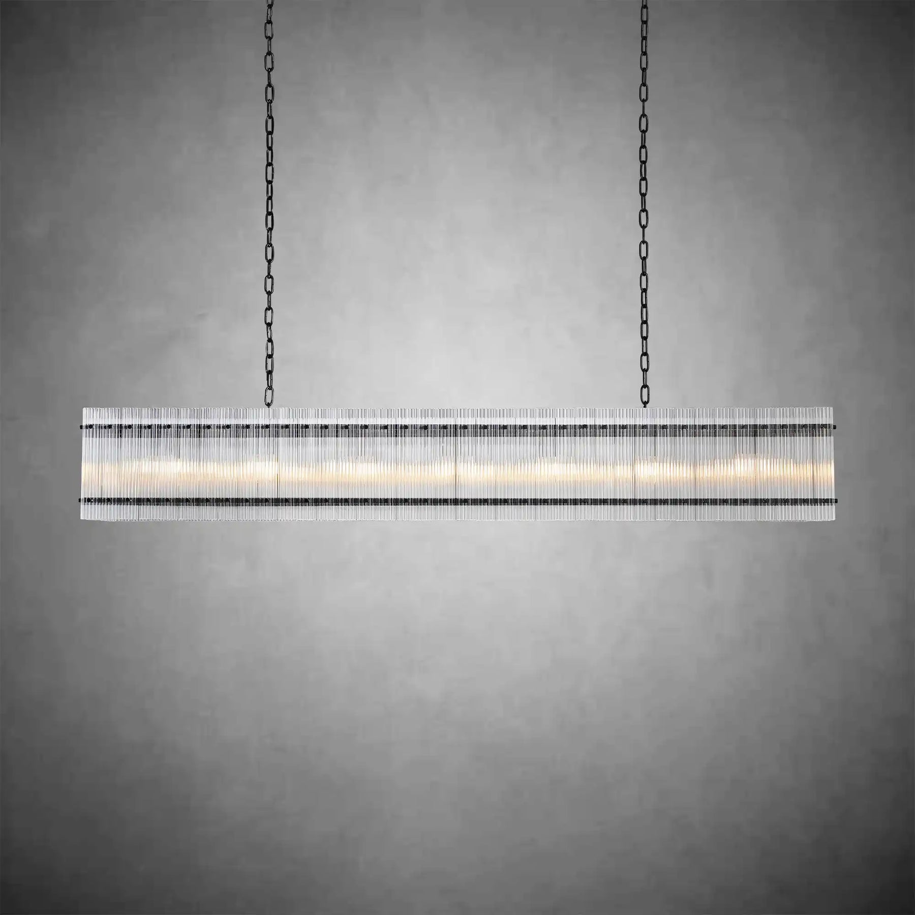 Lux Marcus Modern Rectangular Chandelier For Dining Room Kitchen