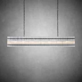 Lux Marcus Modern Rectangular Chandelier For Dining Room Kitchen