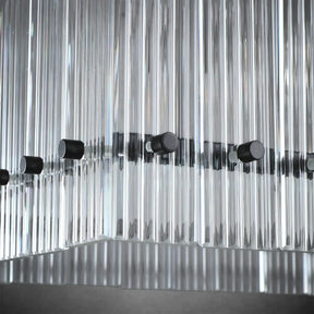 Lux Marcus Modern Rectangular Chandelier For Dining Room Kitchen