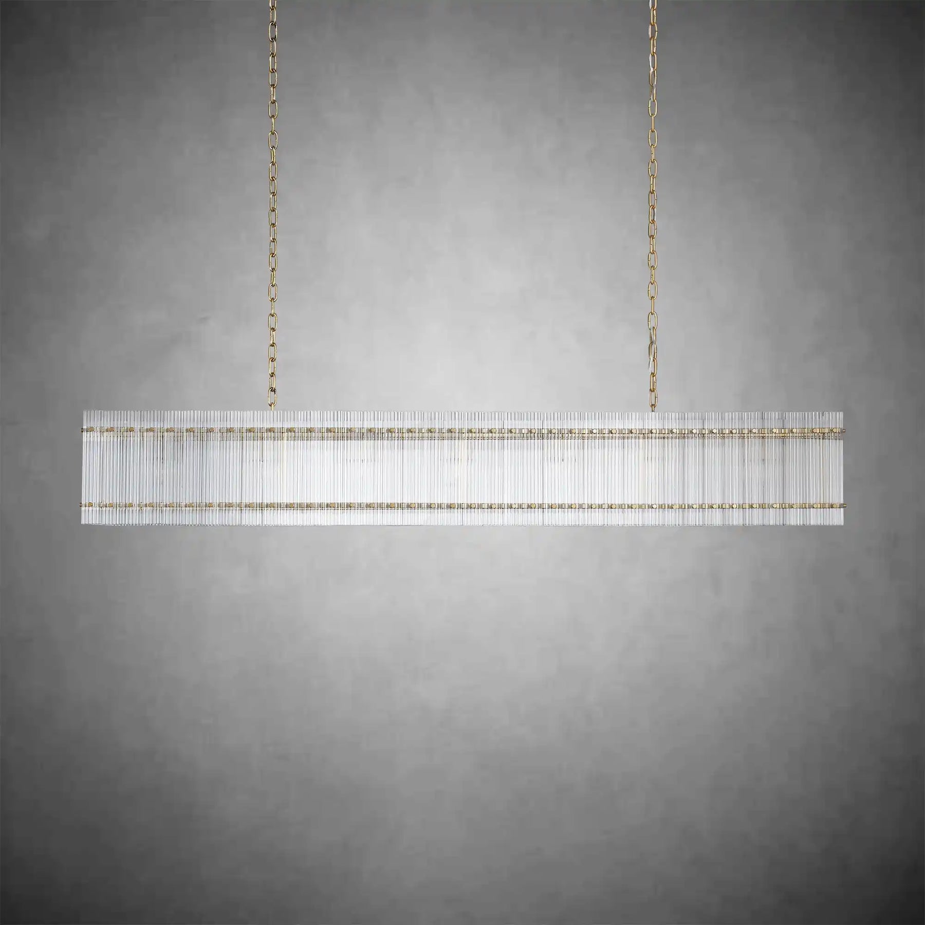 Lux Marcus Modern Rectangular Chandelier For Dining Room Kitchen