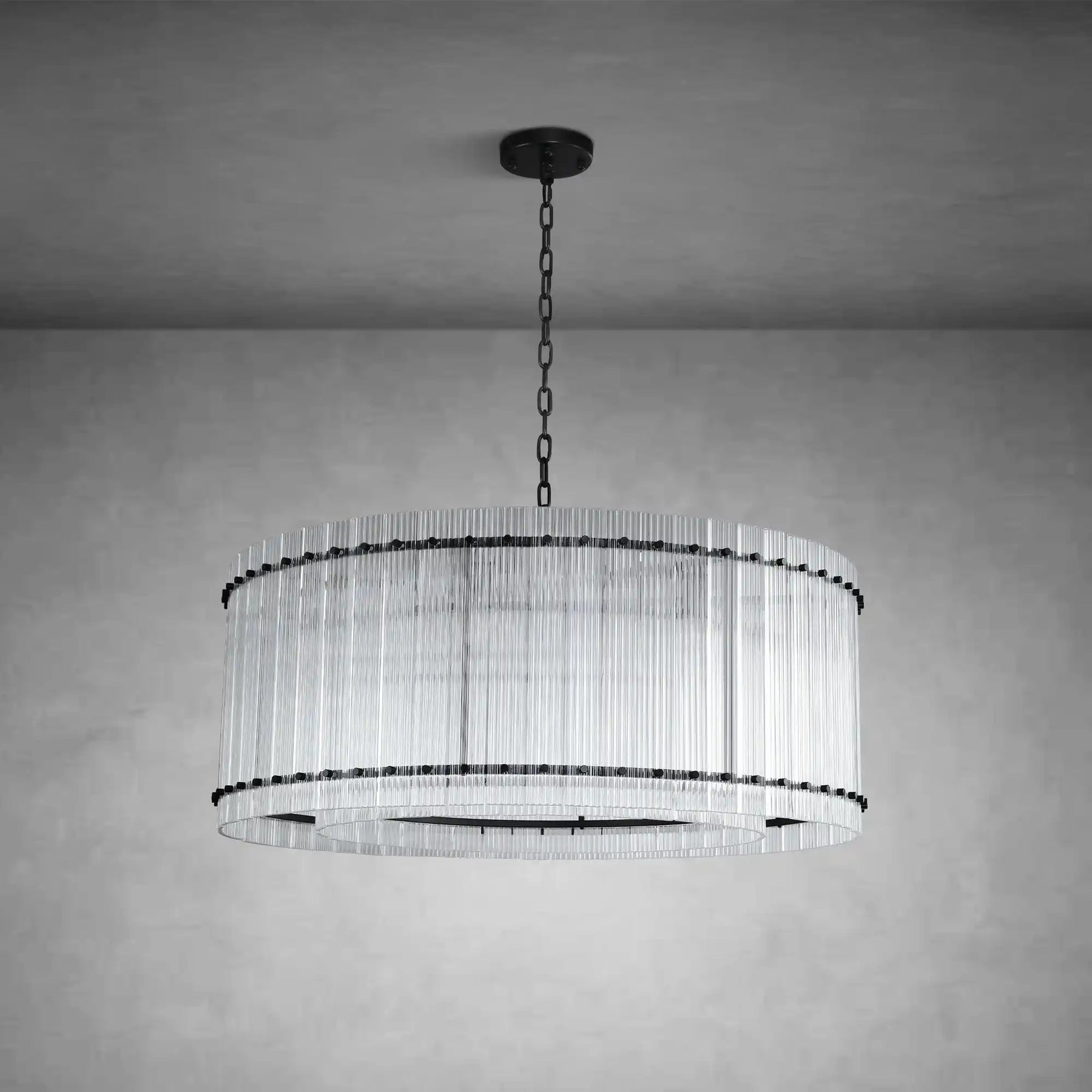 Lux Marcus Modern Round Chandelier For Living Room Dinning Room
