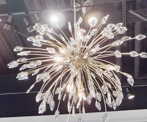 Reveille Crystal Constellation Seven-Light Pendant Chandelier - Merlin Lamps