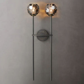 Kelly Glass Double Grand Wall Sconce