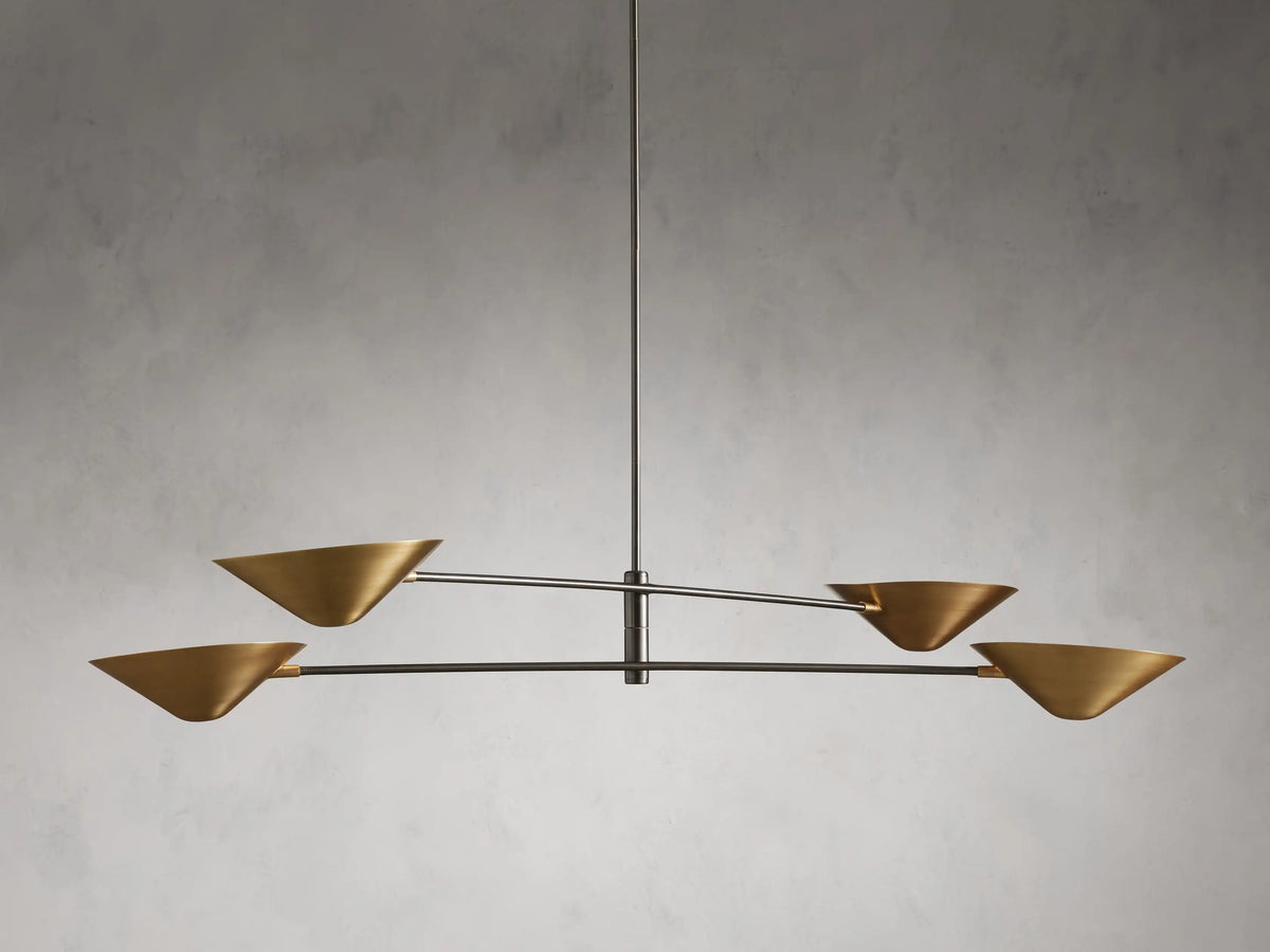 Simms 4-Light Linear Chandelier