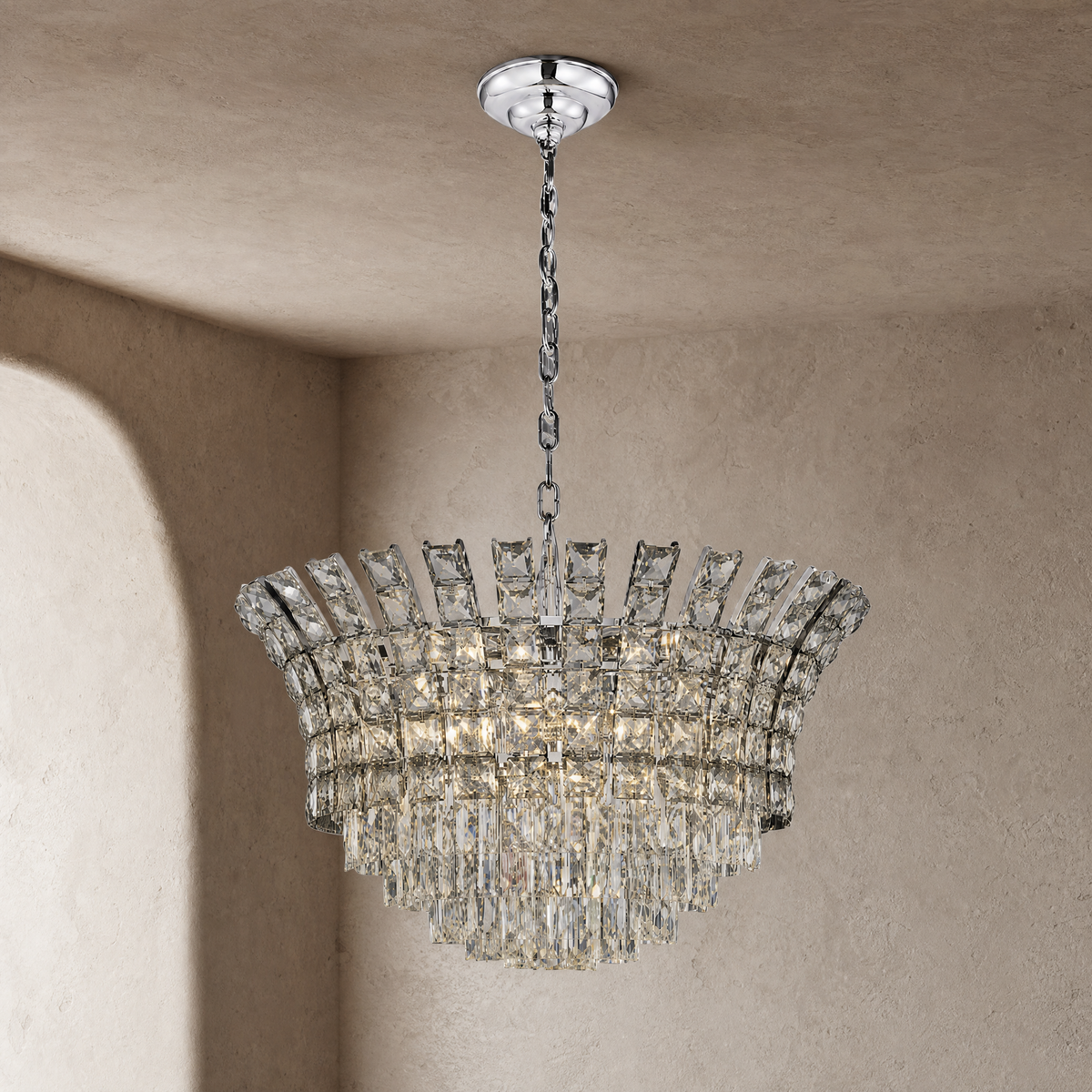 Splendore Statement Halo Chandelier